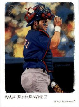 2002 Topps Gallery - Veteran Variation 1 #71 Ivan Rodriguez Front