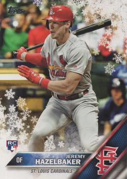 2016 Topps Holiday #HMW72 Jeremy Hazelbaker Front