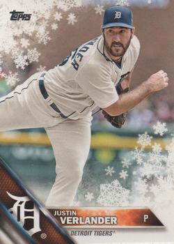 2016 Topps Holiday #HMW82 Justin Verlander Front