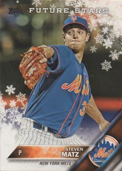 2016 Topps Holiday #HMW87 Steven Matz Front