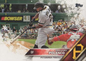2016 Topps Holiday #HMW125 Gregory Polanco Front