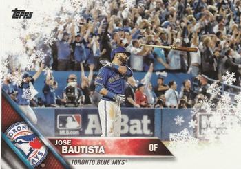 2016 Topps Holiday #HMW127 Jose Bautista Front