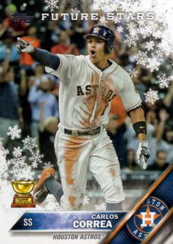 2016 Topps Holiday #HMW132 Carlos Correa Front