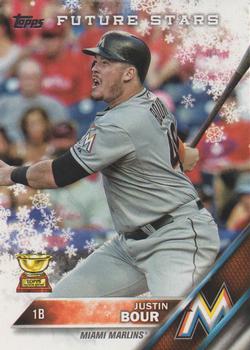 2016 Topps Holiday #HMW135 Justin Bour Front