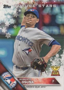 2016 Topps Holiday #HMW166 Roberto Osuna Front