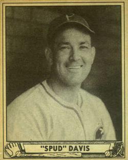 1940 Play Ball #163 Spud Davis Front