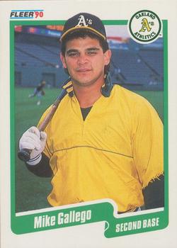 1990 Fleer #7 Mike Gallego Front