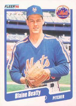 1990 Fleer #197 Blaine Beatty Front