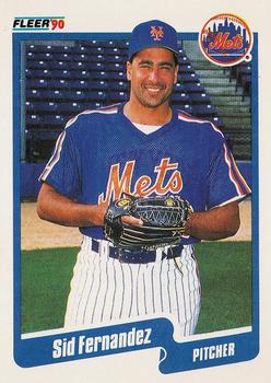 1990 Fleer #203 Sid Fernandez Front