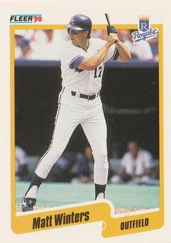 1990 Fleer #124 Matt Winters Front