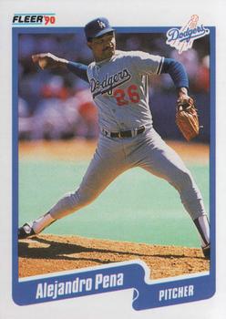 1990 Fleer #405 Alejandro Pena Front