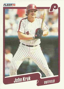 1990 Fleer #565 John Kruk Front