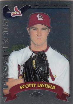 2002 Topps Traded & Rookies - Chrome #T161 Scotty Layfield Front