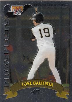 2002 Topps Traded & Rookies - Chrome #T180 Jose Bautista Front