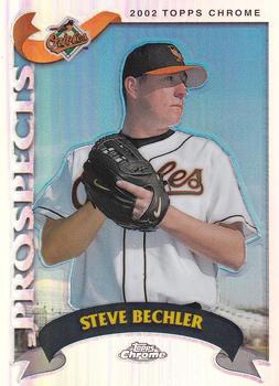 2002 Topps Traded & Rookies - Chrome Refractors #T121 Steve Bechler  Front