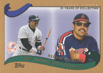 2002 Topps Traded & Rookies - Gold #T267 Reggie Jackson Front