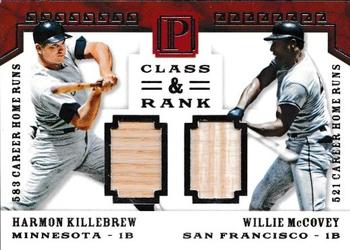 2016 Panini Pantheon - Class and Rank Duals #CRD-KM Harmon Killebrew / Willie McCovey Front