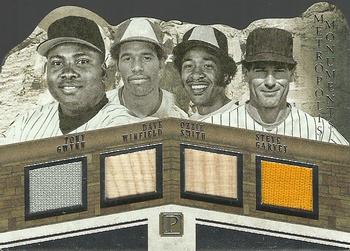 2016 Panini Pantheon - Metropolis Monuments #MM-SDP Dave Winfield / Steve Garvey / Ozzie Smith / Tony Gwynn Front