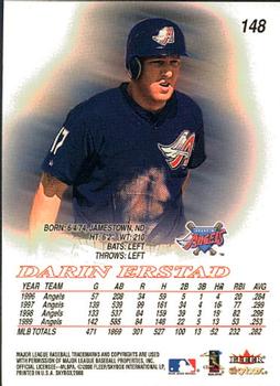 2000 SkyBox #148 Darin Erstad Back