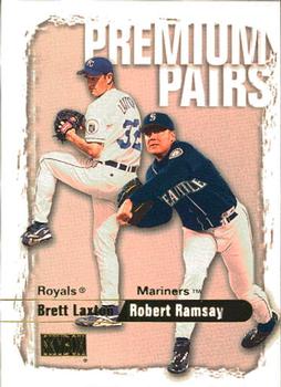 2000 SkyBox #244 Brett Laxton / Robert Ramsay Front