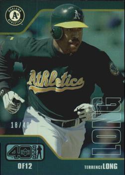 2002 Upper Deck 40-Man - Electric Rainbow #45 Terrence Long  Front