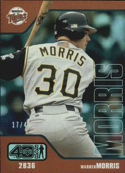 2002 Upper Deck 40-Man - Electric Rainbow #378 Warren Morris  Front