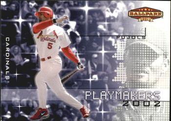 2002 Upper Deck Ballpark Idols - Playmakers #P13 Albert Pujols  Front