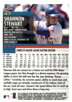 2000 Topps Chrome #47 Shannon Stewart Back