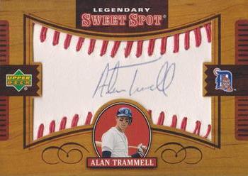 2002 Upper Deck Sweet Spot - Legendary Signatures #L-AT Alan Trammell Front
