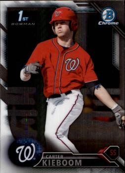 2016 Bowman Draft - Chrome #BDC-16 Carter Kieboom Front