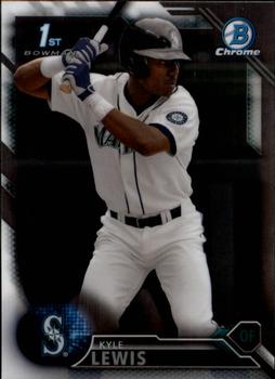 2016 Bowman Draft - Chrome #BDC-60 Kyle Lewis Front