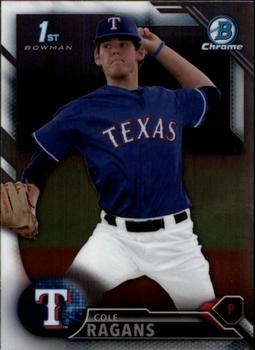 2016 Bowman Draft - Chrome #BDC-64 Cole Ragans Front