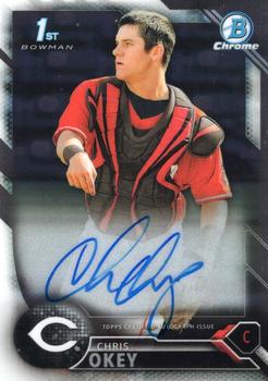 2016 Bowman Draft - Chrome Draft Pick Autographs #CDA-CO Chris Okey Front