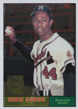 2000 Topps - Hank Aaron Chrome #8 Hank Aaron Front