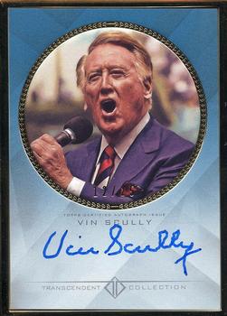 2016 Topps Transcendent Collection - Transcendent Collection Framed Autographs  Blue #TCA-VS Vin Scully Front