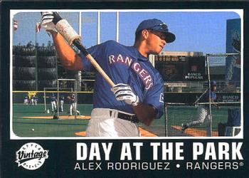 2002 Upper Deck Vintage - Day At The Park #DP3 Alex Rodriguez Front