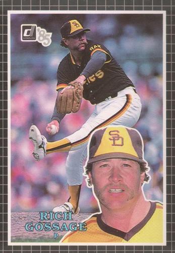 1985 Donruss Action All-Stars #14 Rich Gossage Front