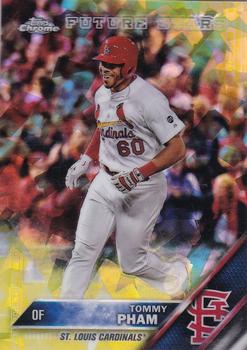 2016 Topps - Chrome Sapphire 65th Anniversary Edition Gold #440 Tommy Pham Front