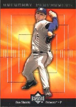 2002 Upper Deck - Breakout Performers #BP6 Ben Sheets  Front