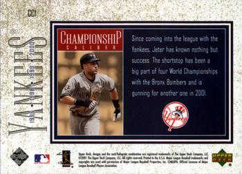 2002 Upper Deck - Championship Caliber #CC1 Derek Jeter  Back