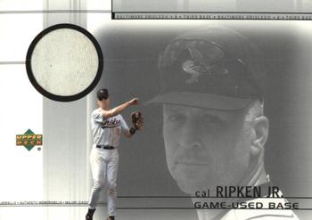 2002 Upper Deck - Game-Used Bases #B-CR Cal Ripken Jr.  Front