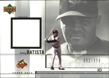 2002 Upper Deck - Game Jerseys #TB Tony Batista  Front