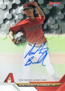 2016 Bowman's Best - Best of 2016 Autographs Refractor #B16-AB Anthony Banda Front