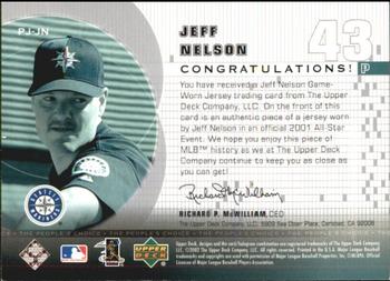 2002 Upper Deck - The People's Choice #PJ-JN Jeff Nelson  Back