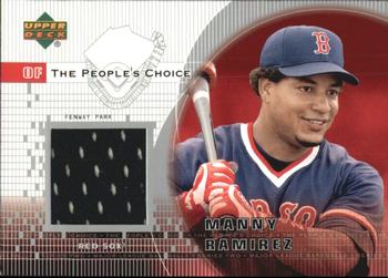 2002 Upper Deck - The People's Choice #PJ-MRA Manny Ramirez  Front