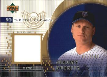 2002 Upper Deck - The People's Choice Gold #PJ-JBU Jeromy Burnitz  Front