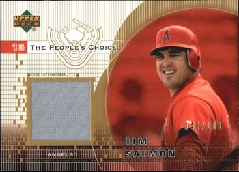 2002 Upper Deck - The People's Choice Gold #PJ-TS Tim Salmon  Front