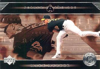 2002 Upper Deck - Return of the Ace #RA6 Mark Mulder  Front