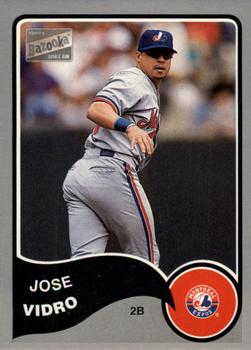 2003 Bazooka - Silver #84 Jose Vidro Front