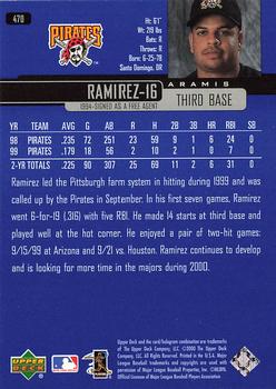 2000 Upper Deck #470 Aramis Ramirez Back